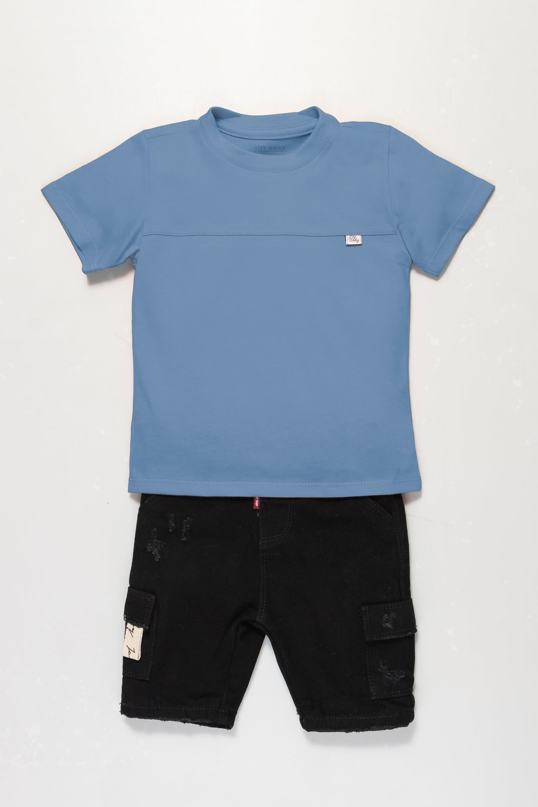 CONJUNTO BERMUDA NIÑO AZUL