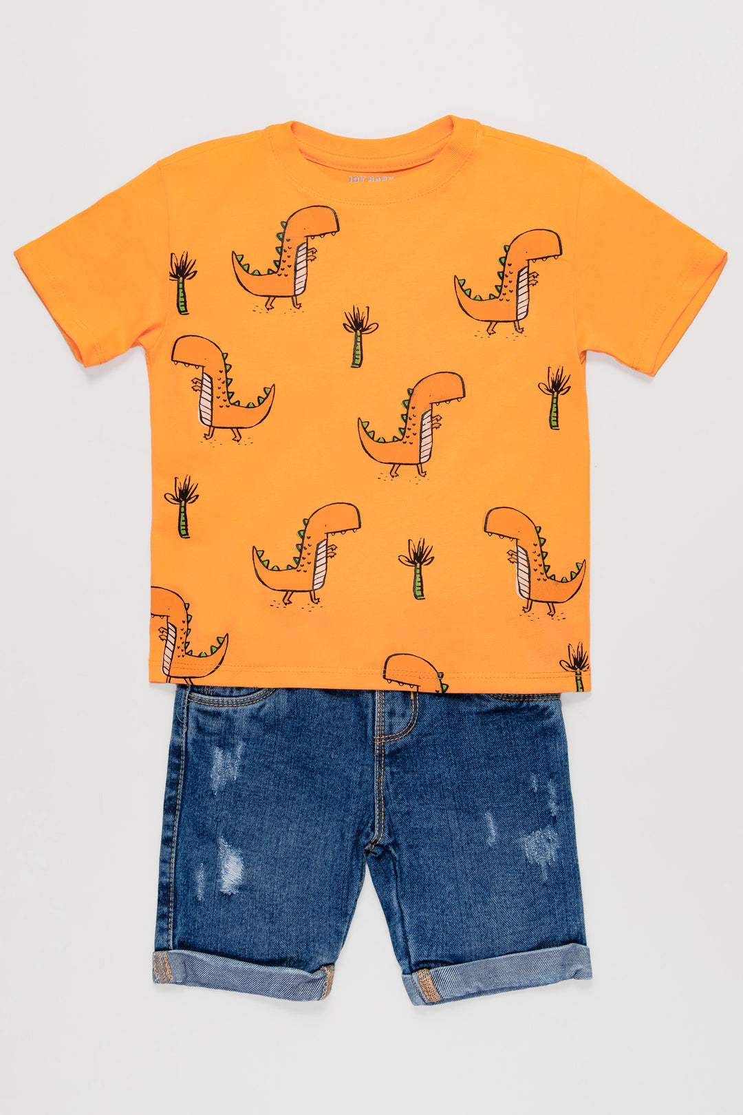 CONJUNTO BERMUDA NIÑO AMARILLO