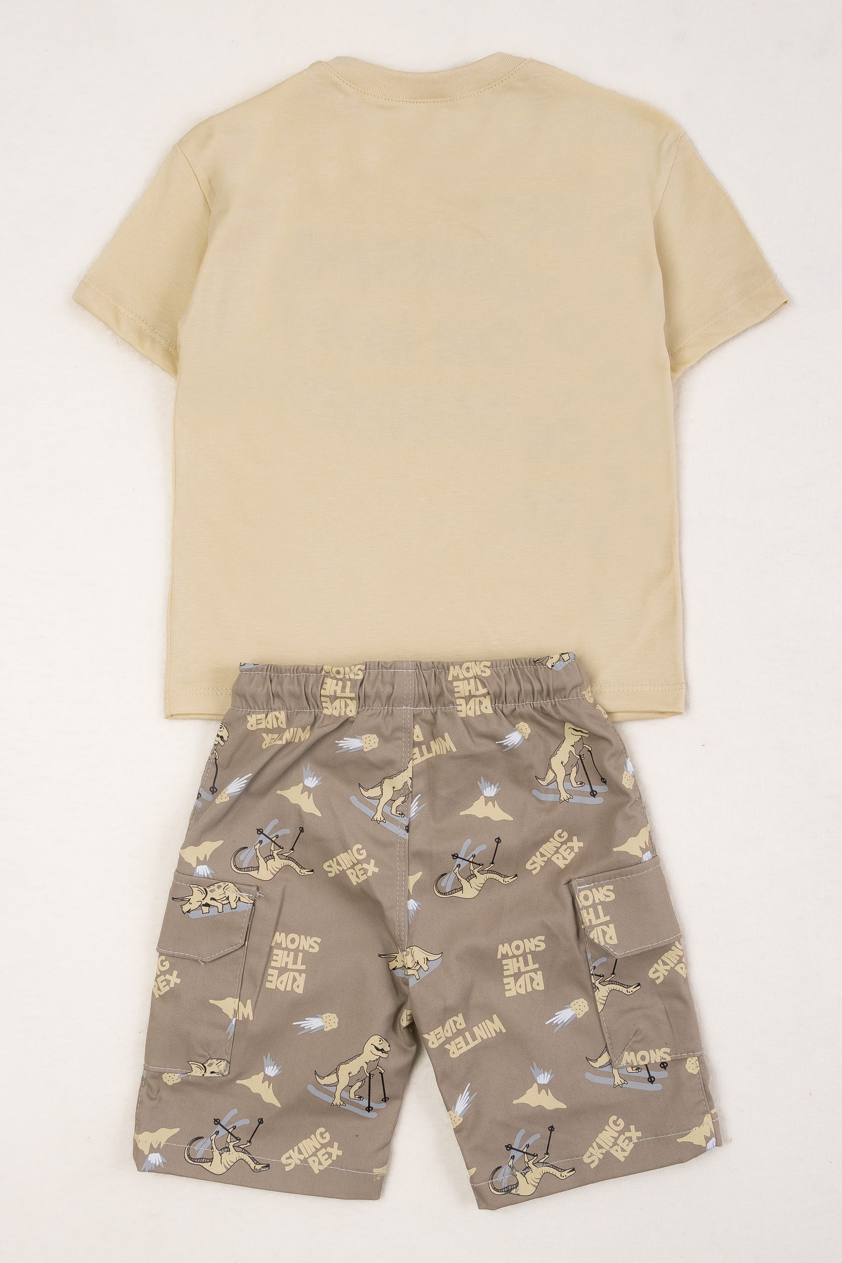 CONJUNTO BERMUDA NIÑO SUNSET CAFÉ