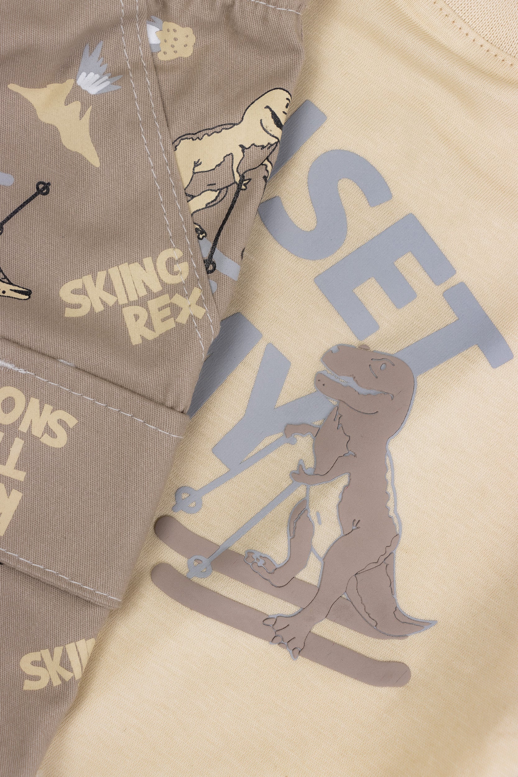 CONJUNTO BERMUDA NIÑO SUNSET CAFÉ