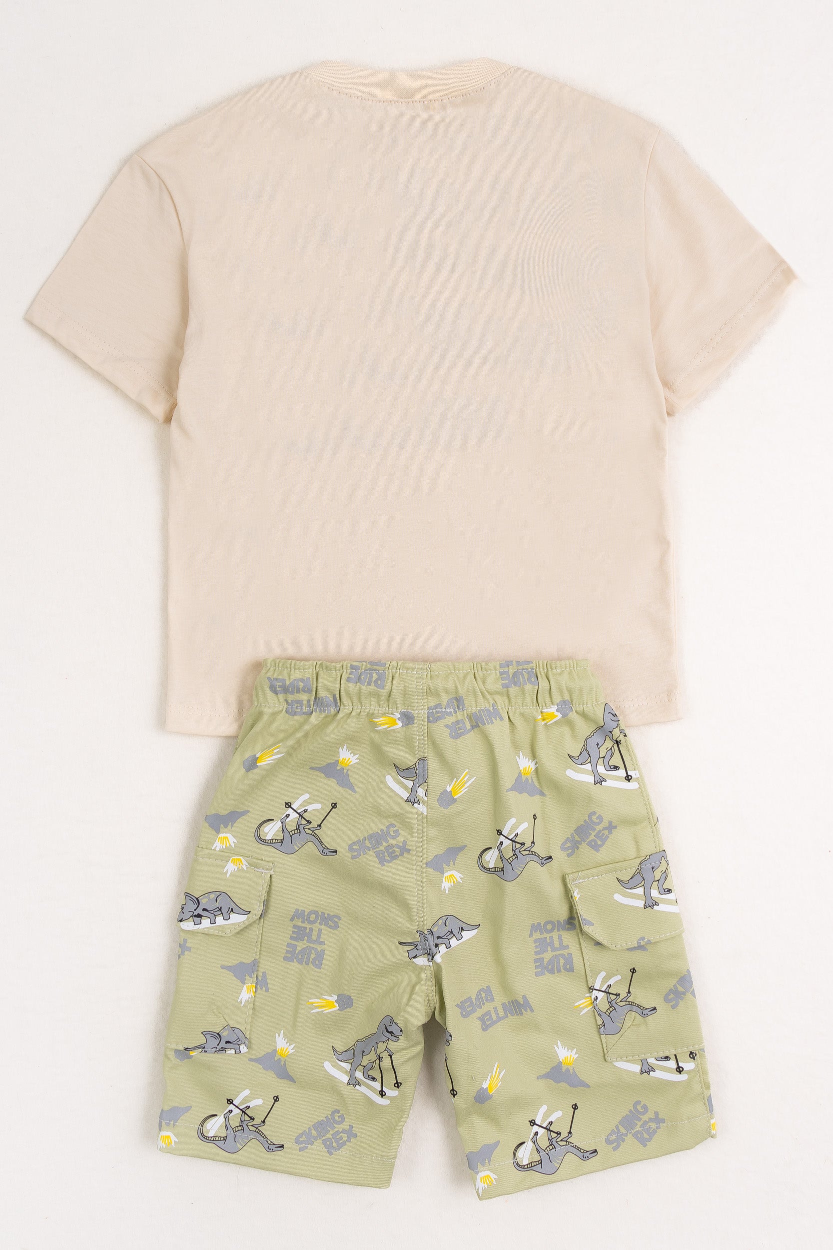 CONJUNTO BERMUDA NIÑO SUNSET VERDE