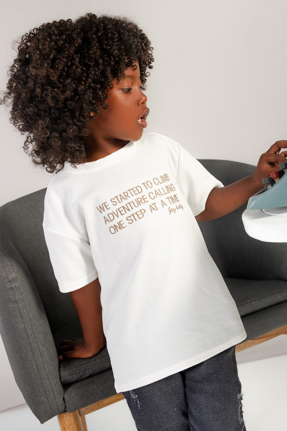 CONJUNTO BERMUDA NIÑO ADVENTURE BLANCO