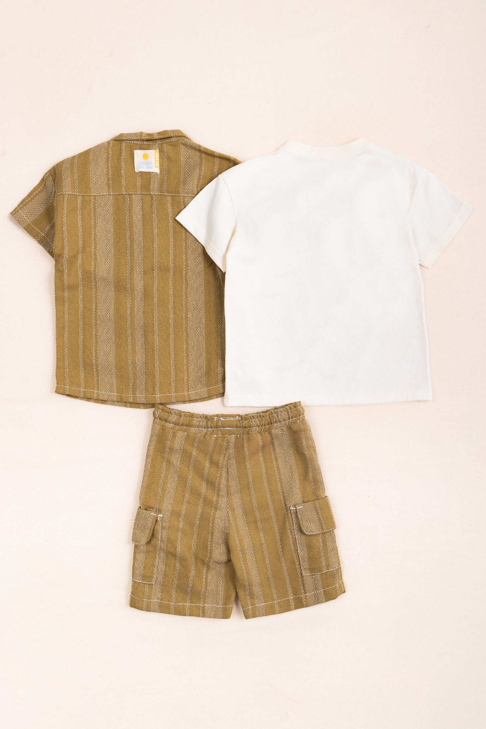 CONJUNTO TRES PIEZAS VERDE NIÑO