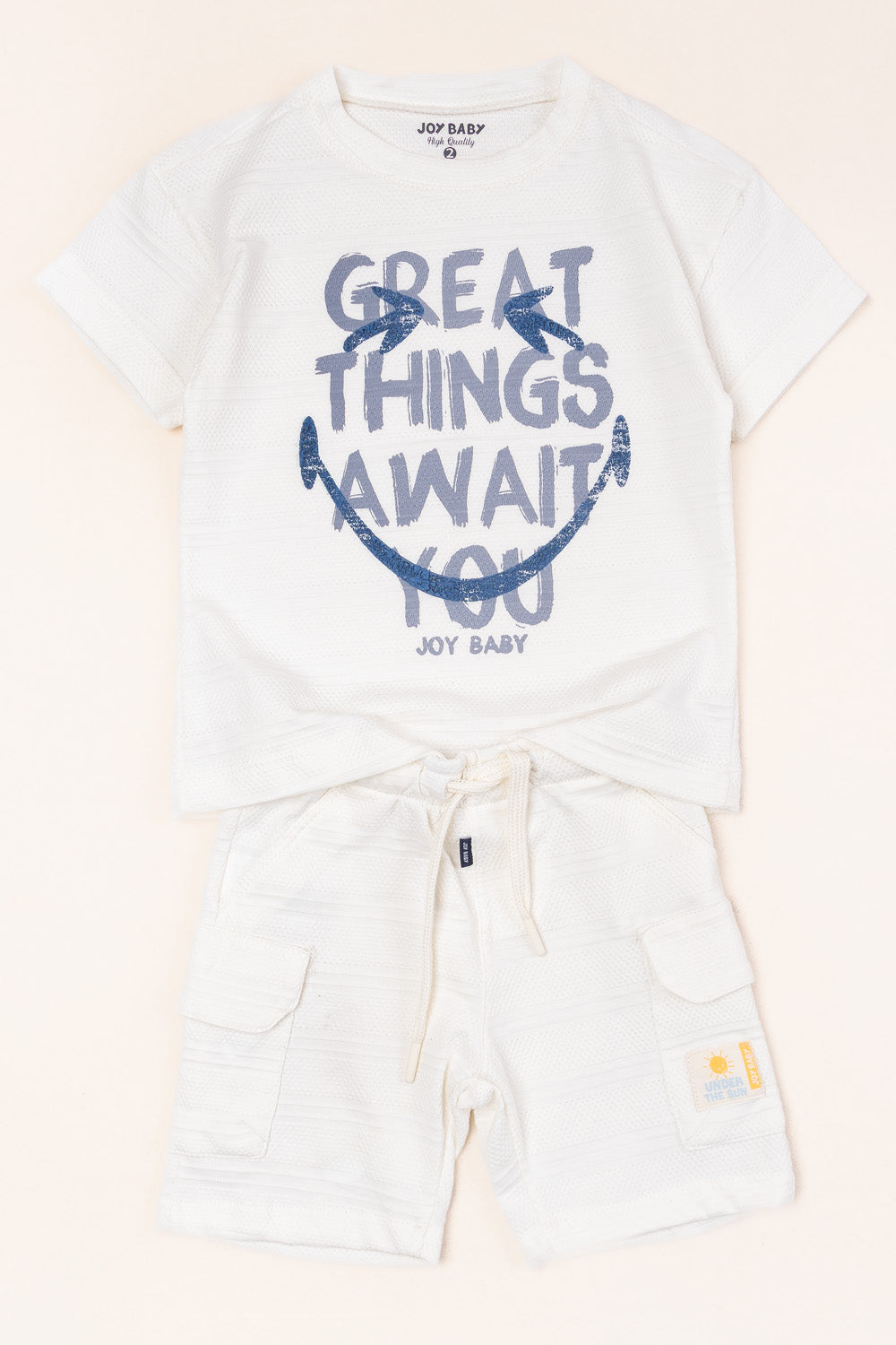 CONJUNTO DOS PIEZAS NIÑO GREAT BLANCO