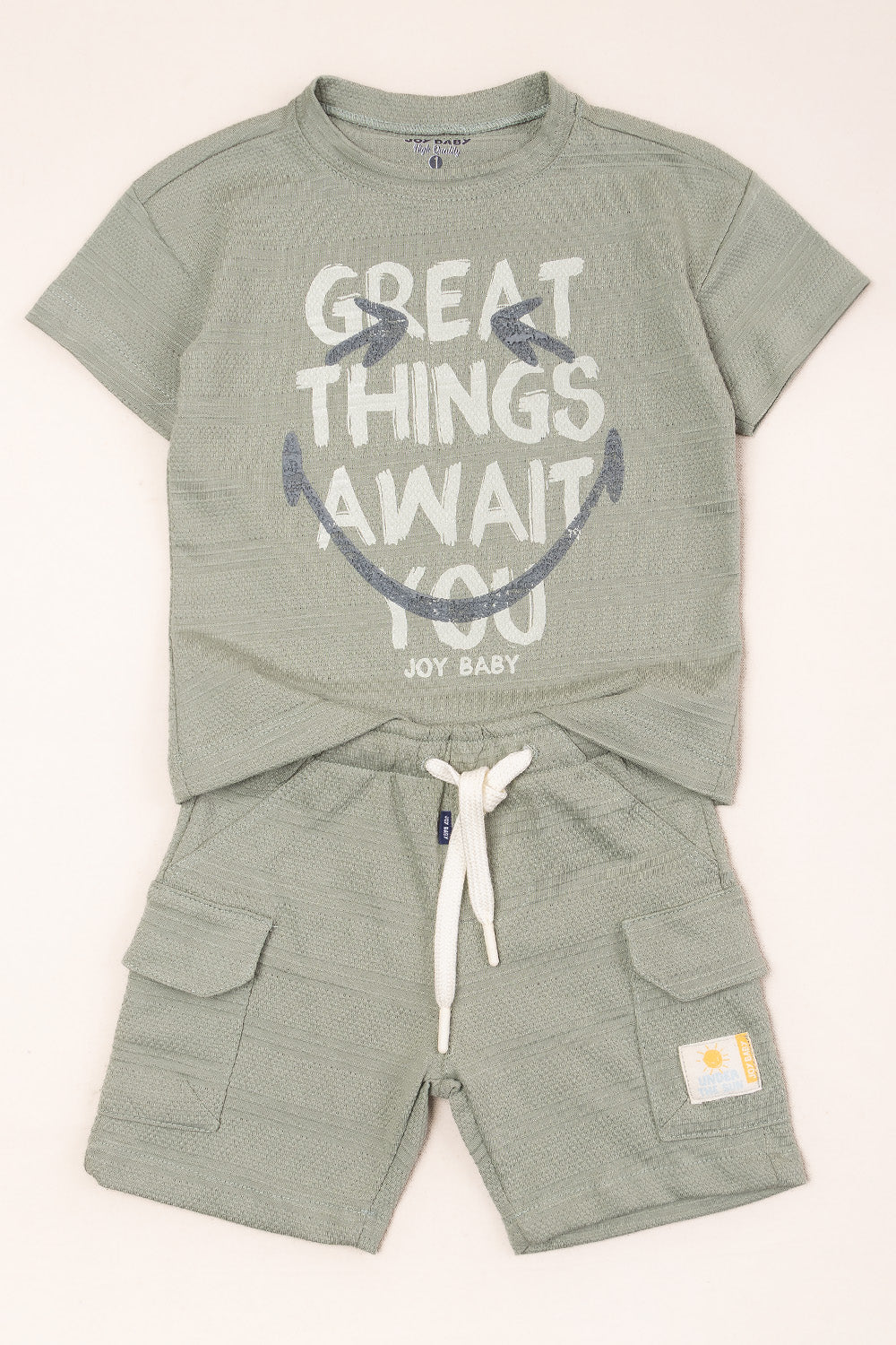 CONJUNTO DOS PIEZAS NIÑO GREAT VERDE