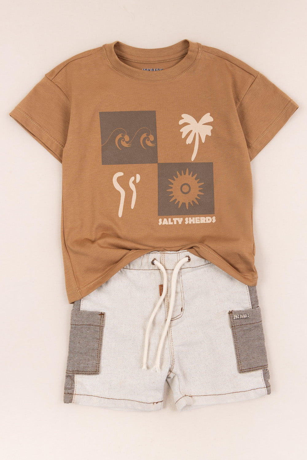 CONJUNTO BERMUDA NIÑO SUN CAFE