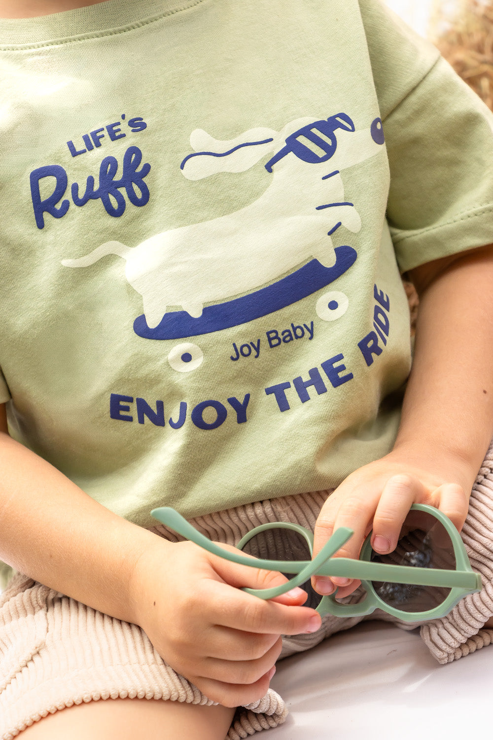 CONJUNTO BERMUDA NIÑO RUFF VERDE