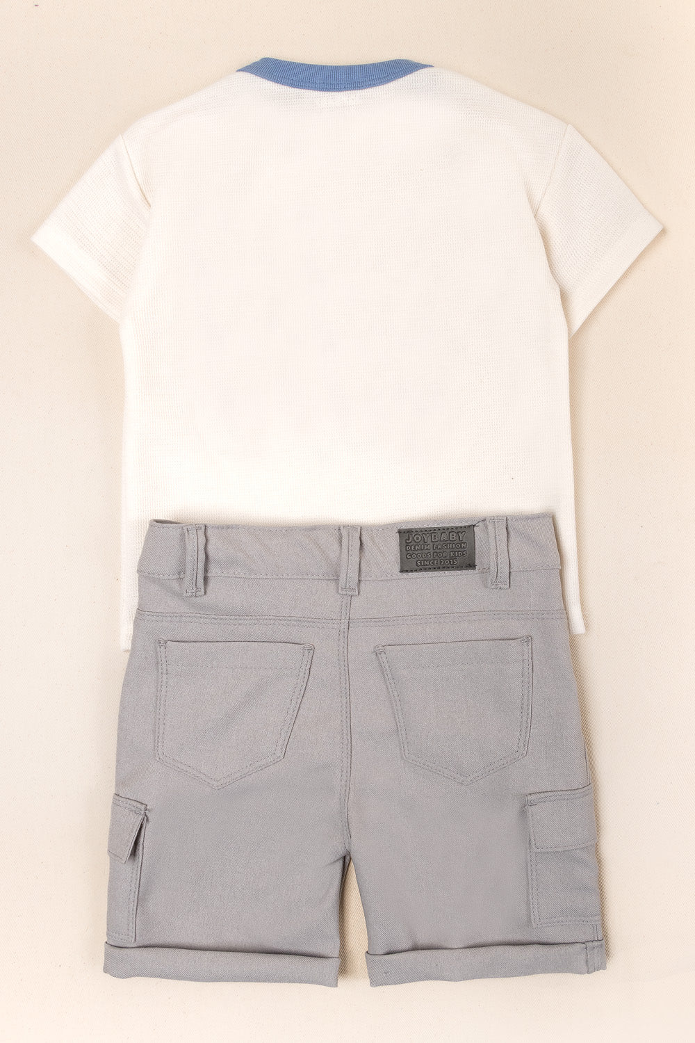 CONJUNTO BERMUDA NIÑO ADVENTURE GRIS
