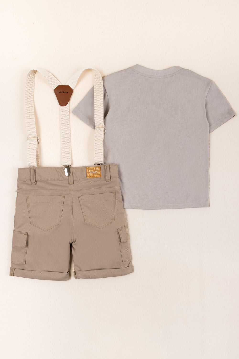 CONJUNTO BERMUDA NIÑO SCOOTER CAMEL
