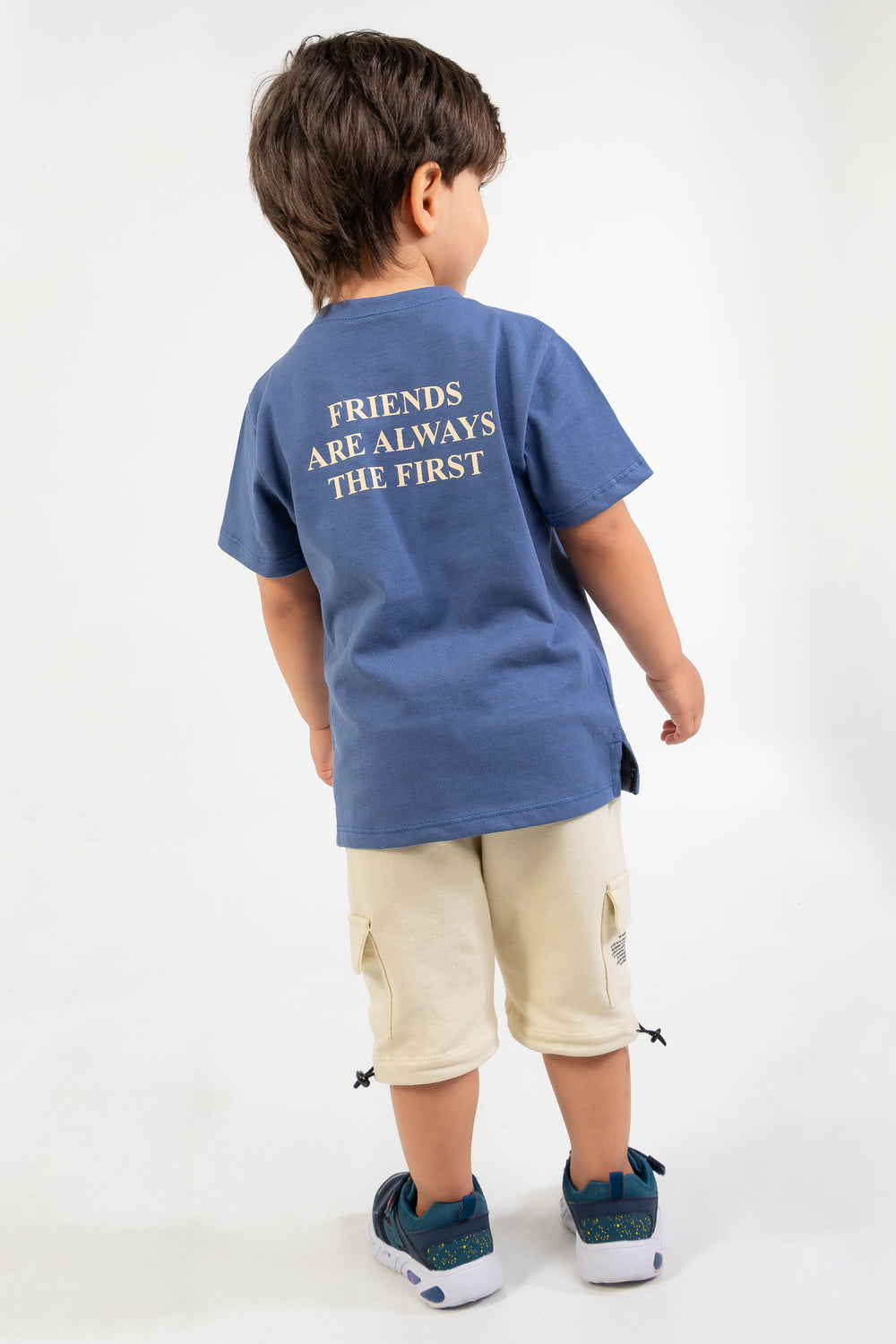 CONJUNTO DEPORTIVO NIÑO FRIENDS AZUL