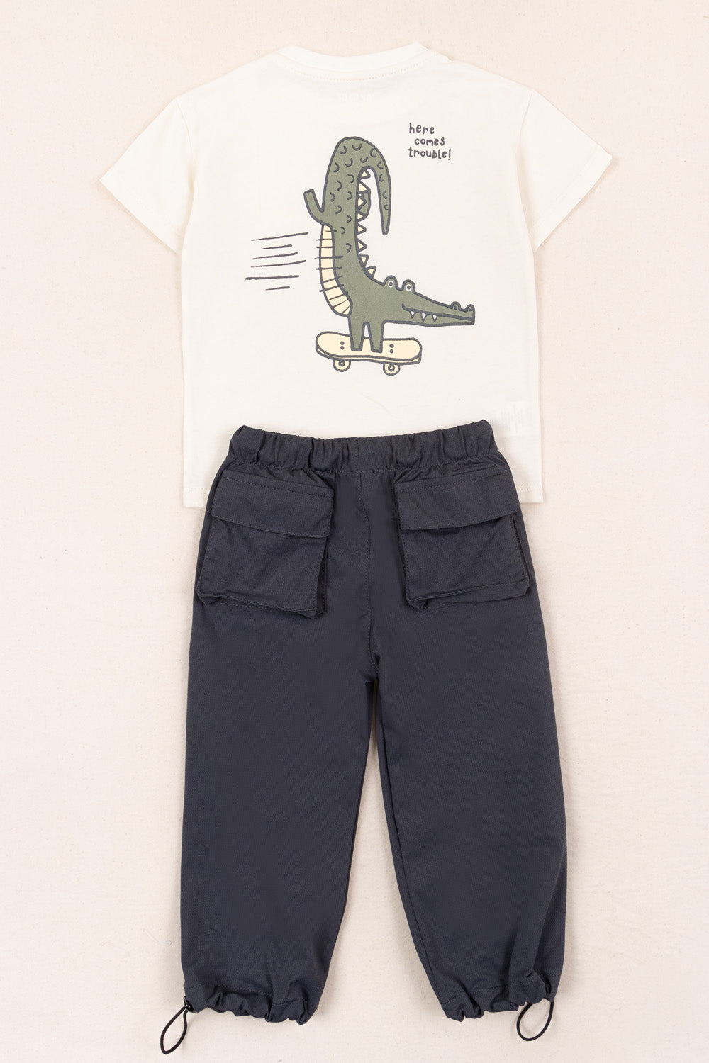 CONJUNTO 2 PRENDAS NIÑO SKATE AZUL