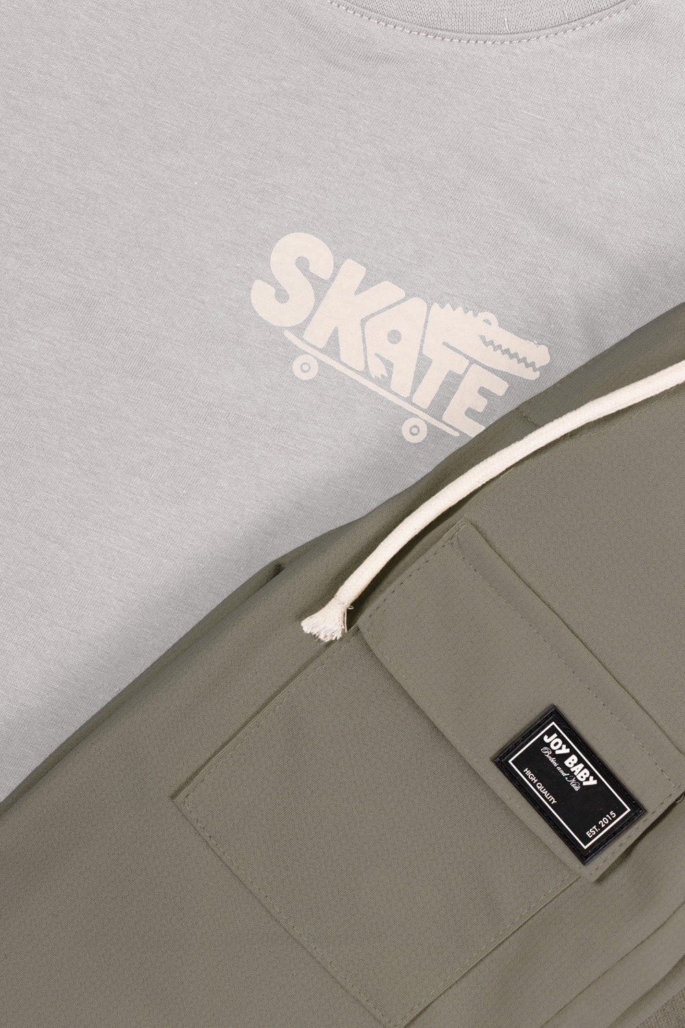 CONJUNTO 2 PRENDAS NIÑO SKATE VERDE