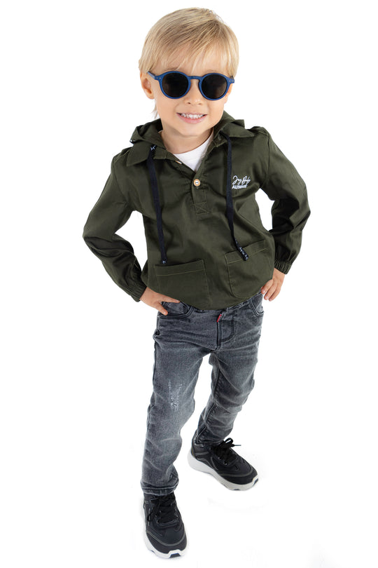 CONJUNTO 3 PRENDAS NIÑO AUTHENTIC VERDE
