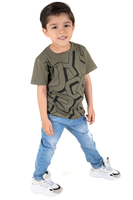 CONJUNTO 3 PRENDAS NIÑO JOY VERDE