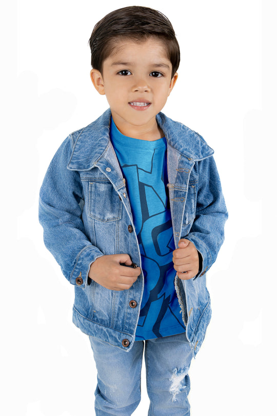 CONJUNTO 3 PRENDAS NIÑO JOY AZUL