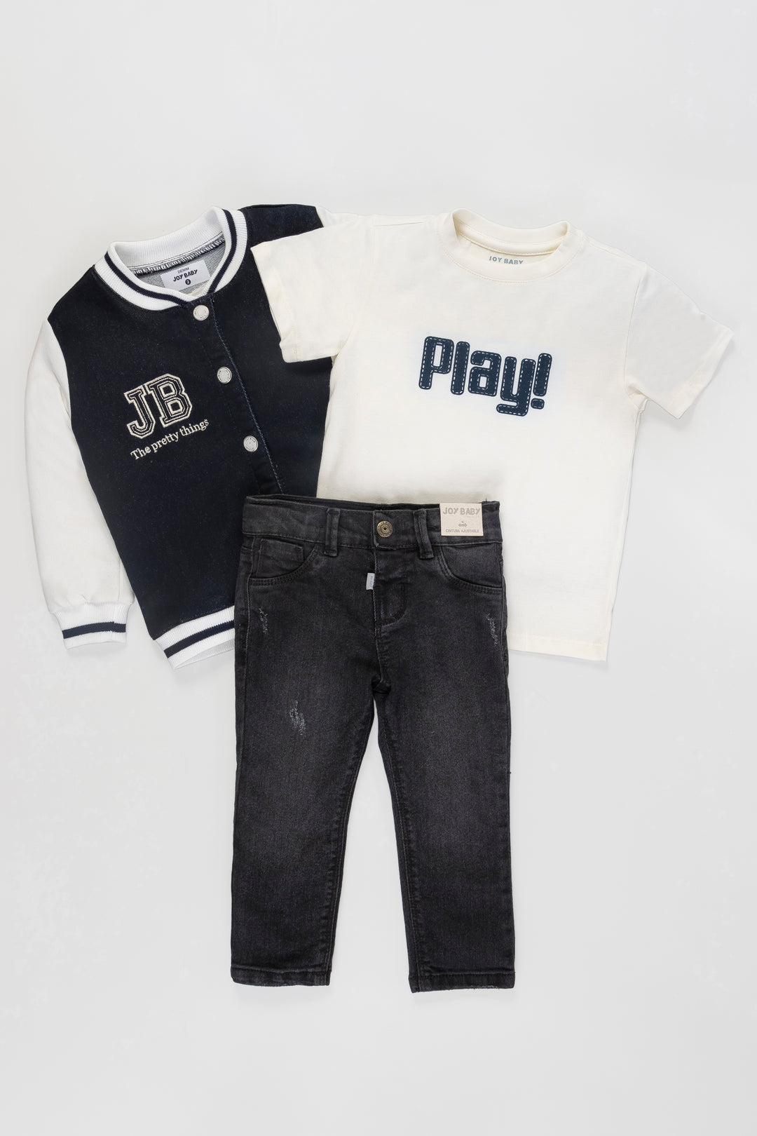 CONJUNTO 3 PRENDAS NIÑO JB AZUL OSCURO