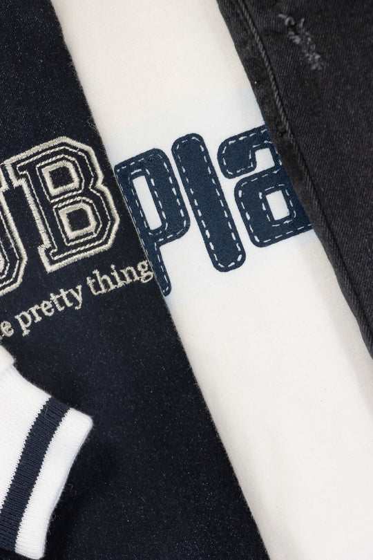 CONJUNTO 3 PRENDAS NIÑO JB AZUL OSCURO