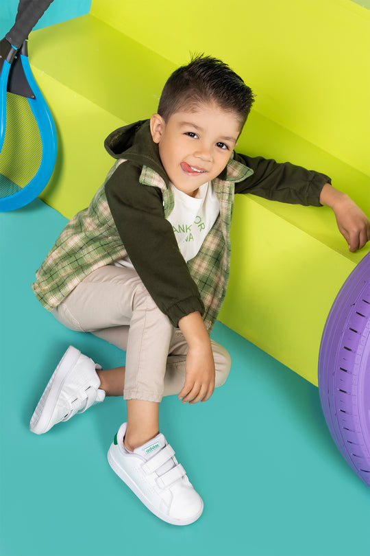 CONJUNTO 3 PRENDAS NIÑO VERDE/VERDE