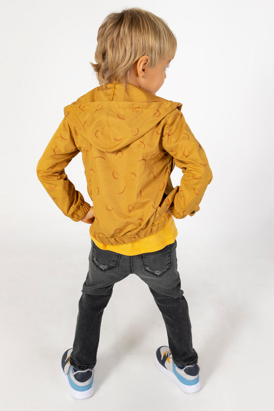 CONJUNTO 3 PRENDAS NIÑO CHAQUETA MOSTAZA