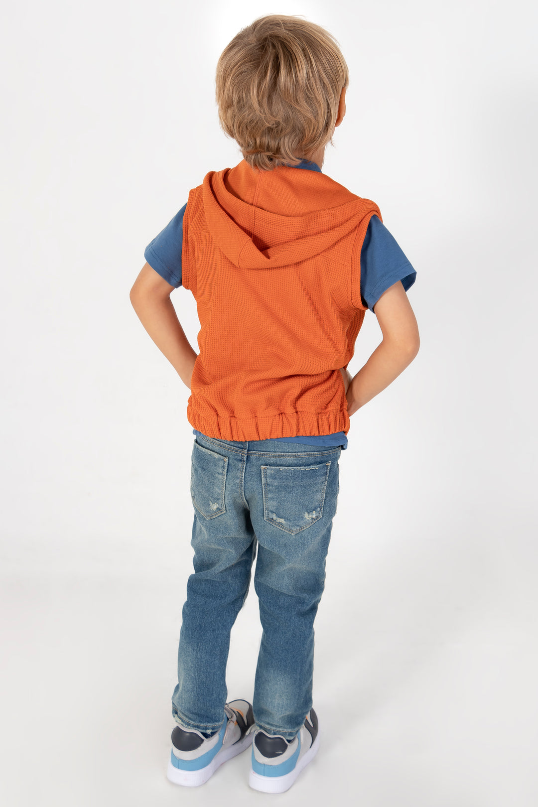 CONJUNTO 3 PRENDAS NIÑO TERRACOTA