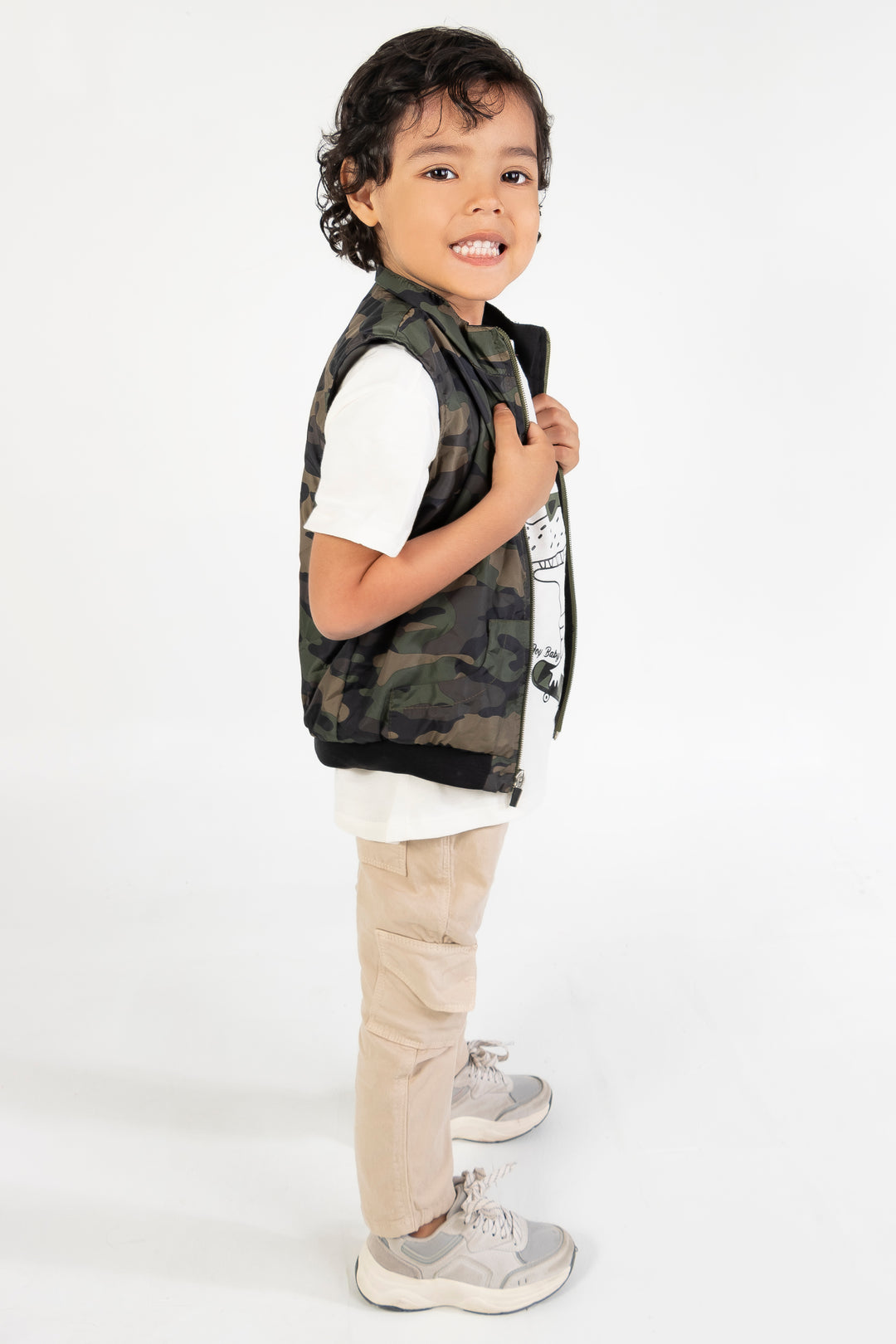 CONJUNTO 3 PRENDAS MILITAR VERDE