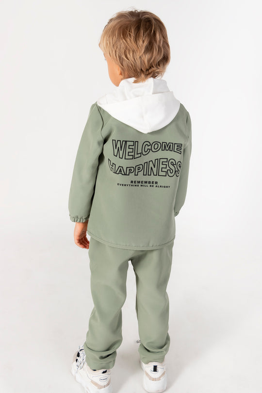 CONJUNTO 3 PRENDAS NIÑO SPORTS VERDE