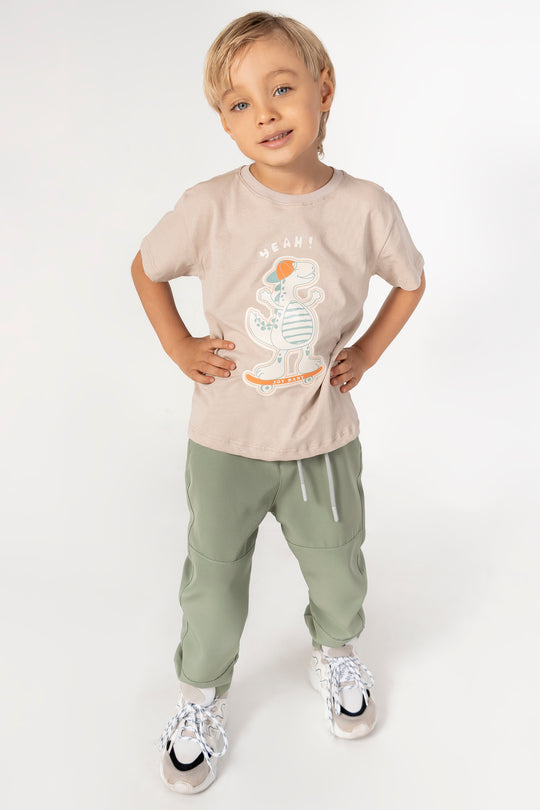 CONJUNTO 3 PRENDAS NIÑO SPORTS VERDE
