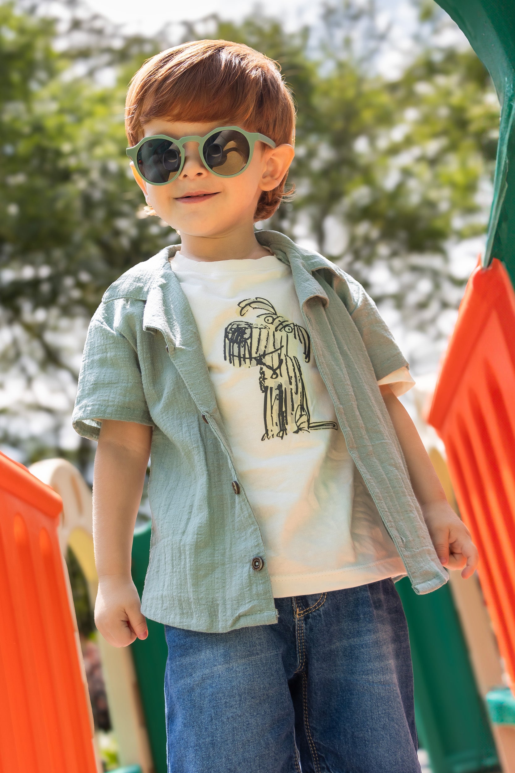CONJUNTO 3 PRENDAS NIÑO VERDE