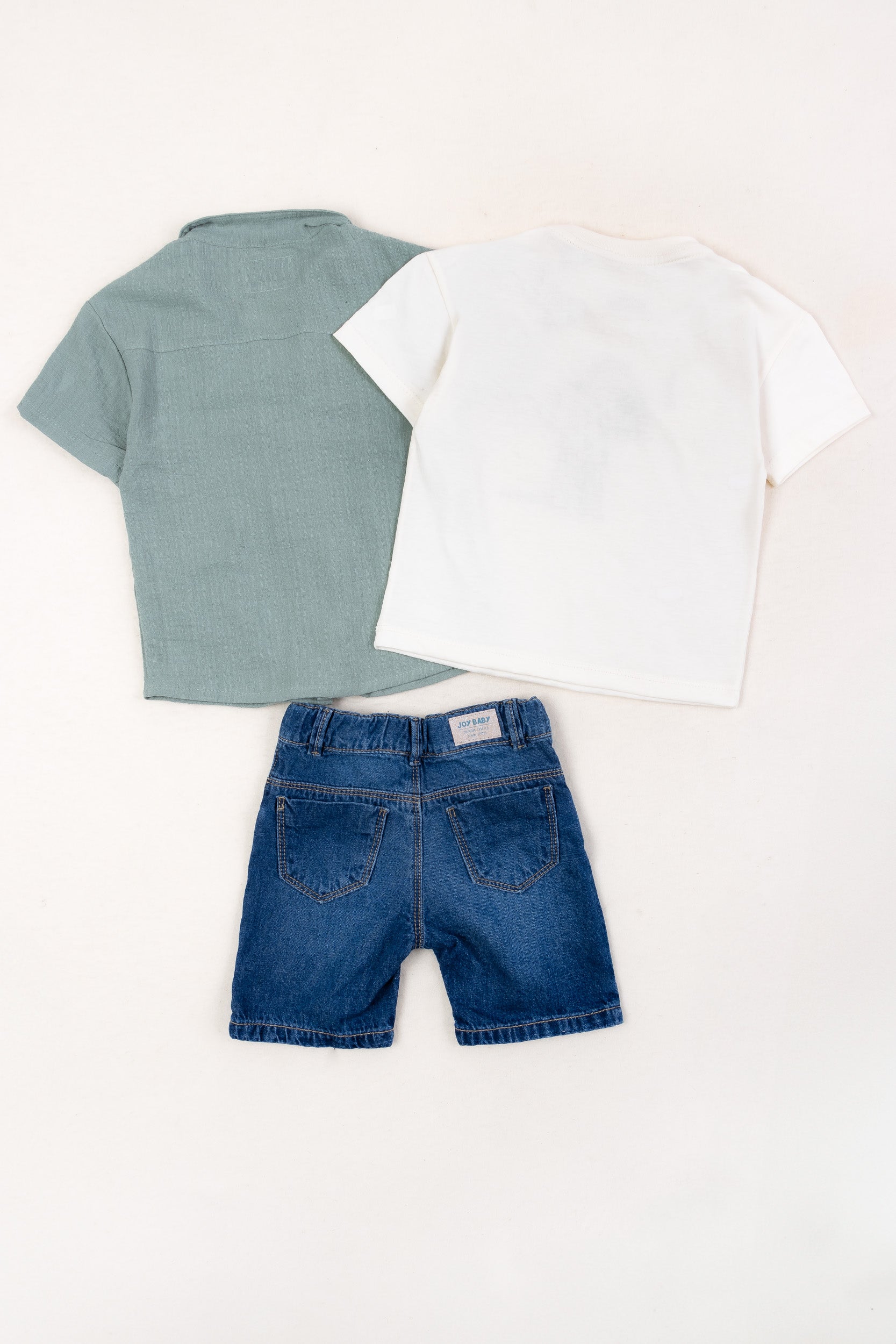 CONJUNTO 3 PRENDAS NIÑO VERDE