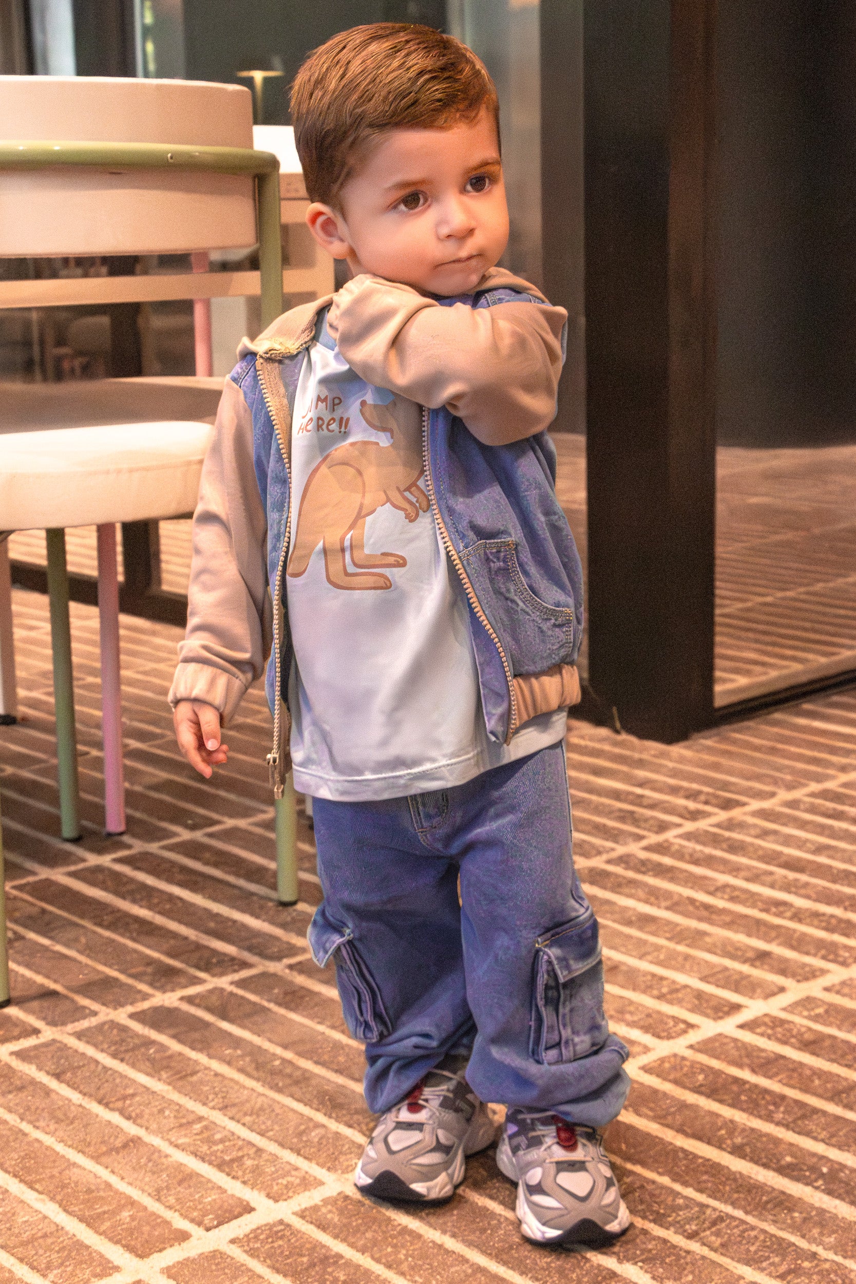 CONJUNTO 3 PRENDAS NIÑO JUMP AZUL
