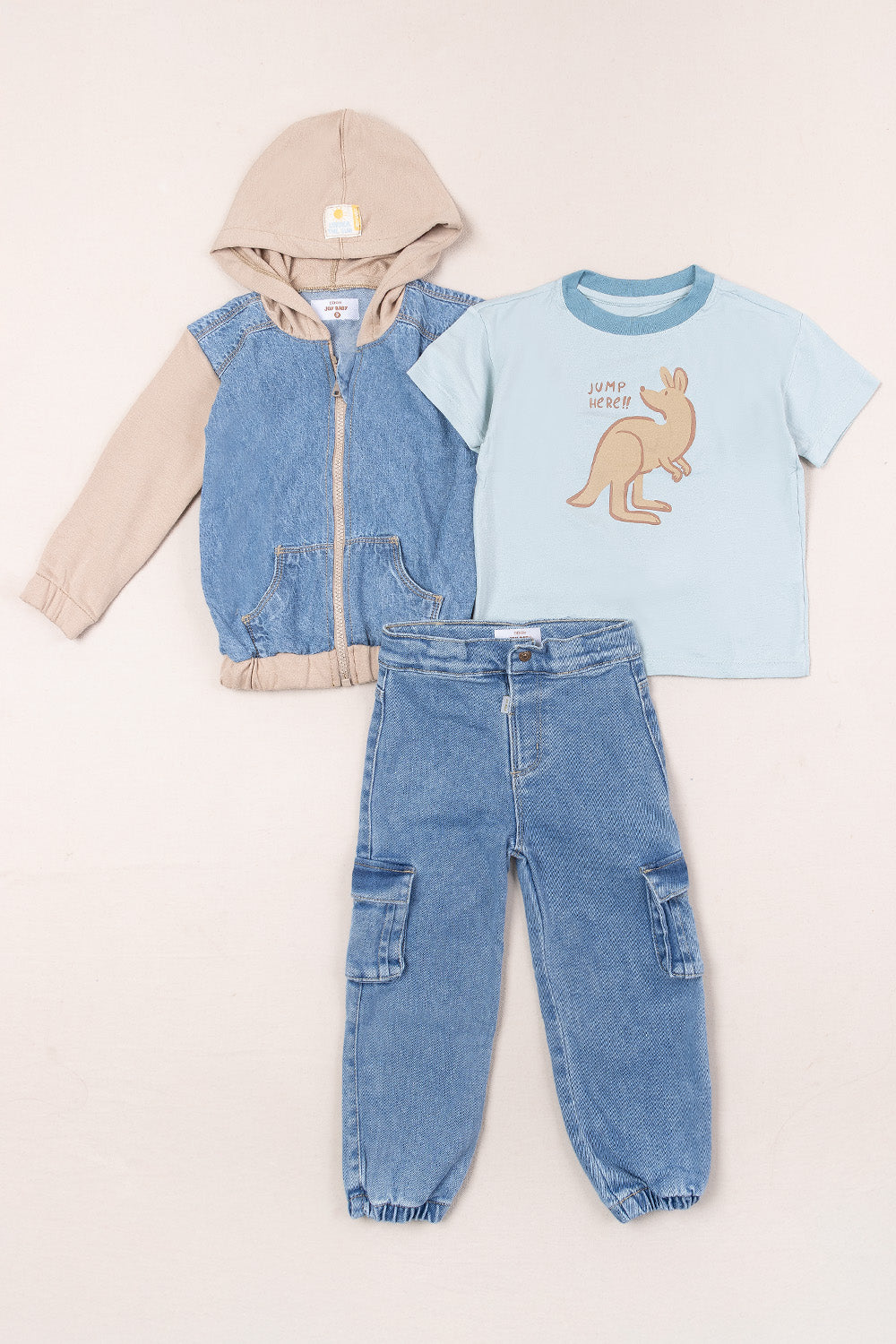 CONJUNTO 3 PRENDAS NIÑO JUMP AZUL