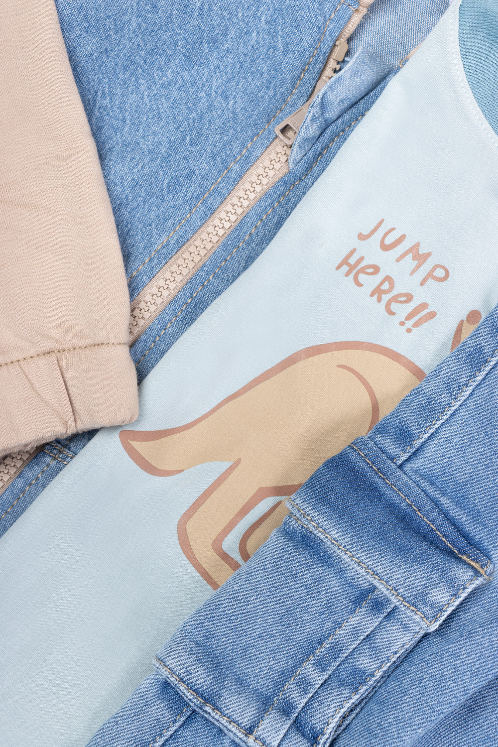 CONJUNTO 3 PRENDAS NIÑO JUMP AZUL
