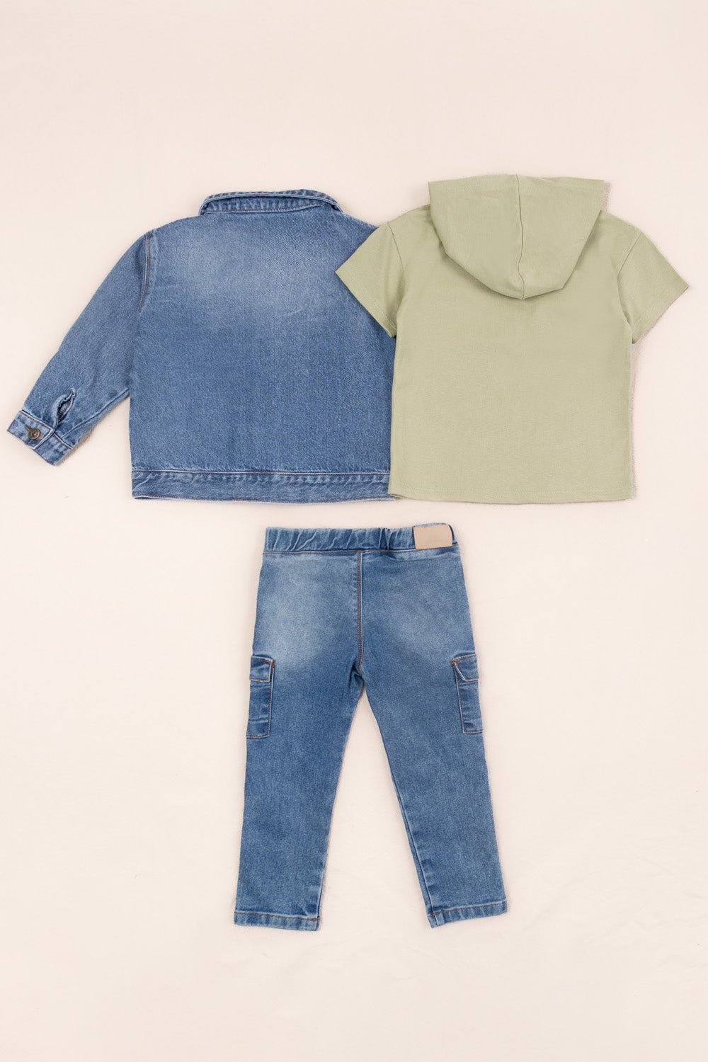 CONJUNTO 3 PRENDAS NIÑO ADVENTURE VERDE