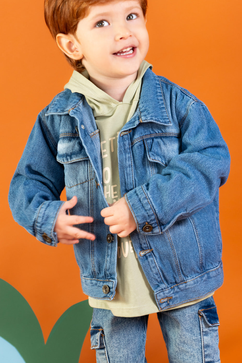 CONJUNTO 3 PRENDAS NIÑO ADVENTURE VERDE