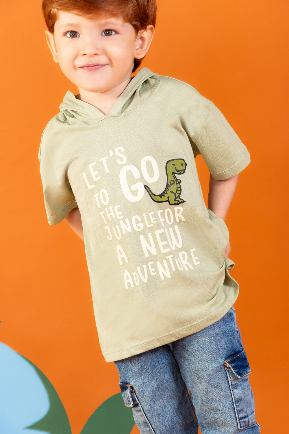 CONJUNTO 3 PRENDAS NIÑO ADVENTURE VERDE