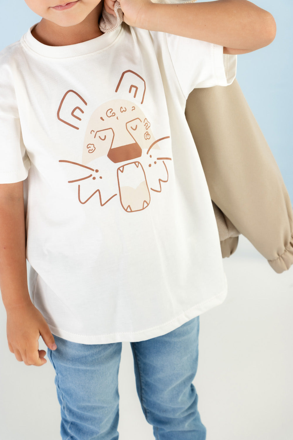 CONJUNTO 3 PRENDAS NIÑO NEW BEIGE