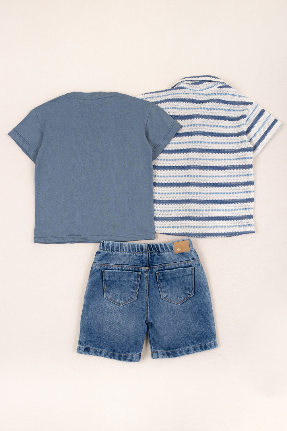 CONJUNTO 3 PRENDAS NIÑO ROAD TRIP AZUL