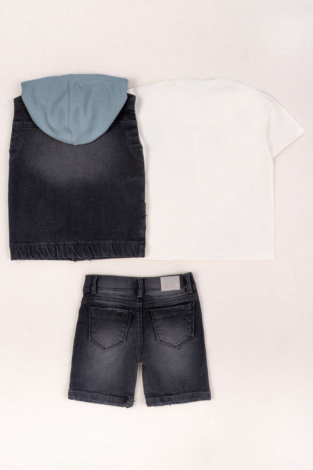 CONJUNTO 3 PRENDAS NIÑO LOBSTER BLANCO