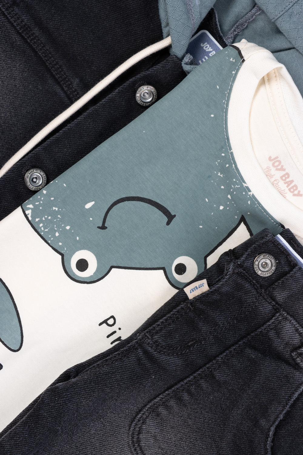 CONJUNTO 3 PRENDAS NIÑO LOBSTER BLANCO