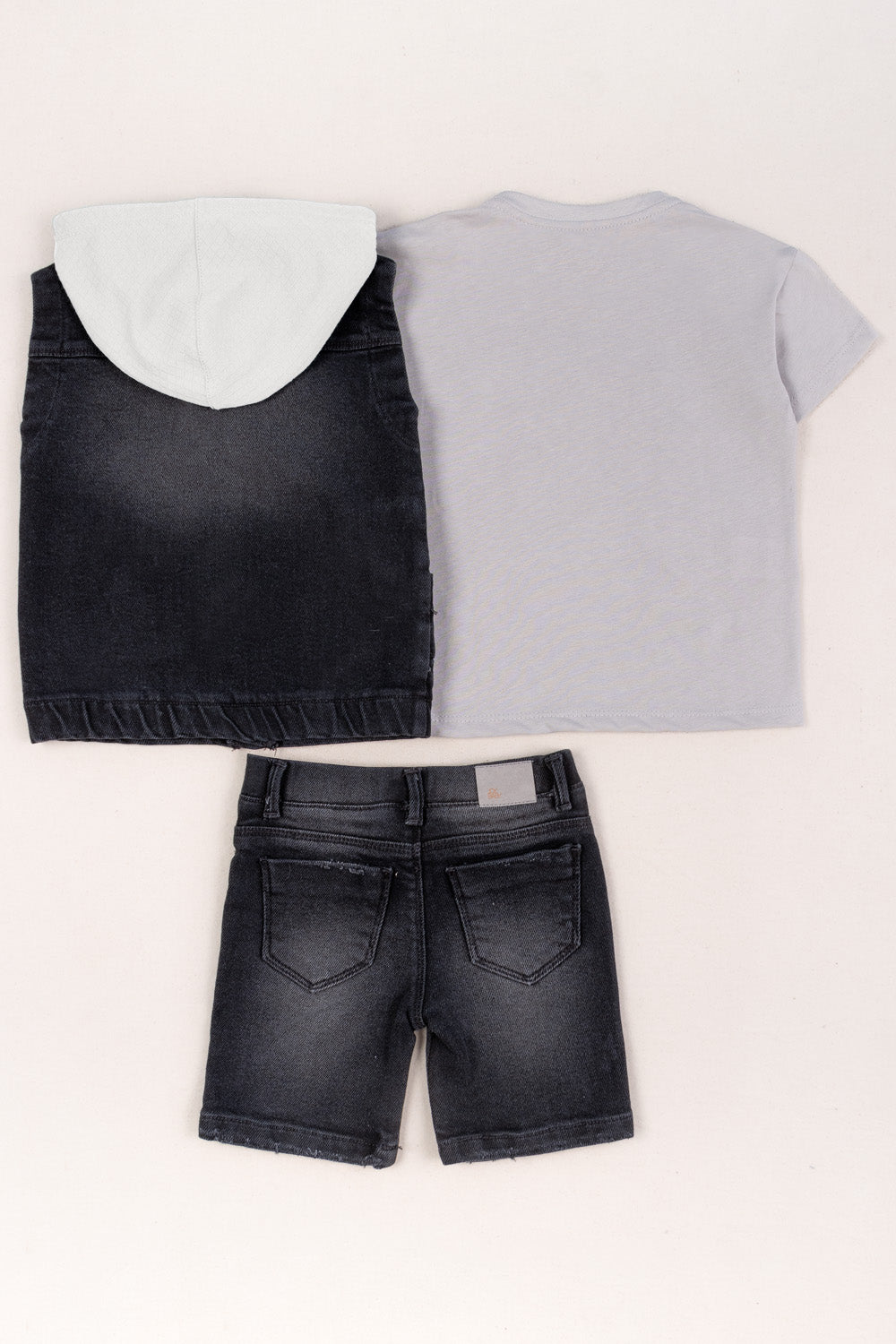 CONJUNTO 3 PRENDAS NIÑO LOBSTER GRIS