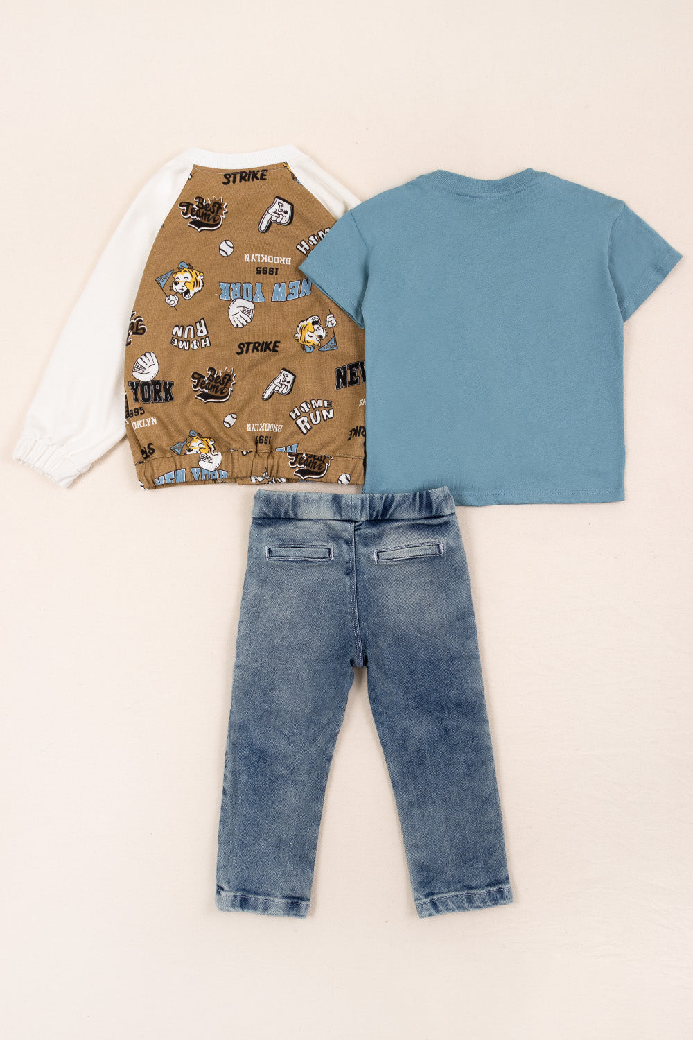 CONJUNTO 3 PRENDAS NIÑO GREAT CATCHER AZUL