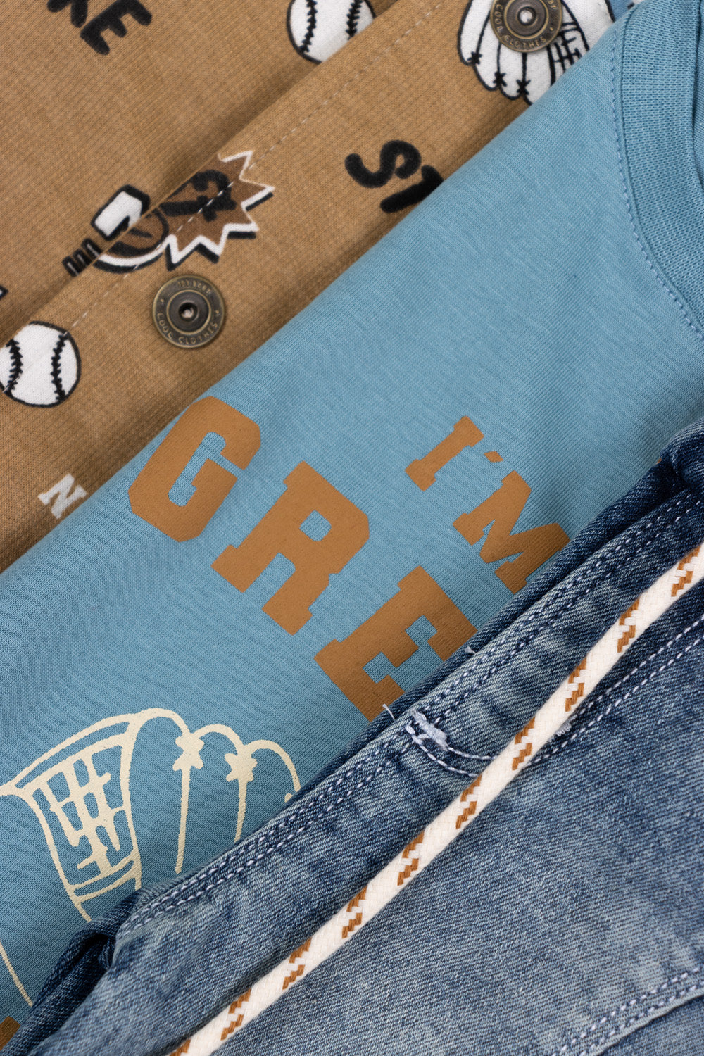 CONJUNTO 3 PRENDAS NIÑO GREAT CATCHER AZUL