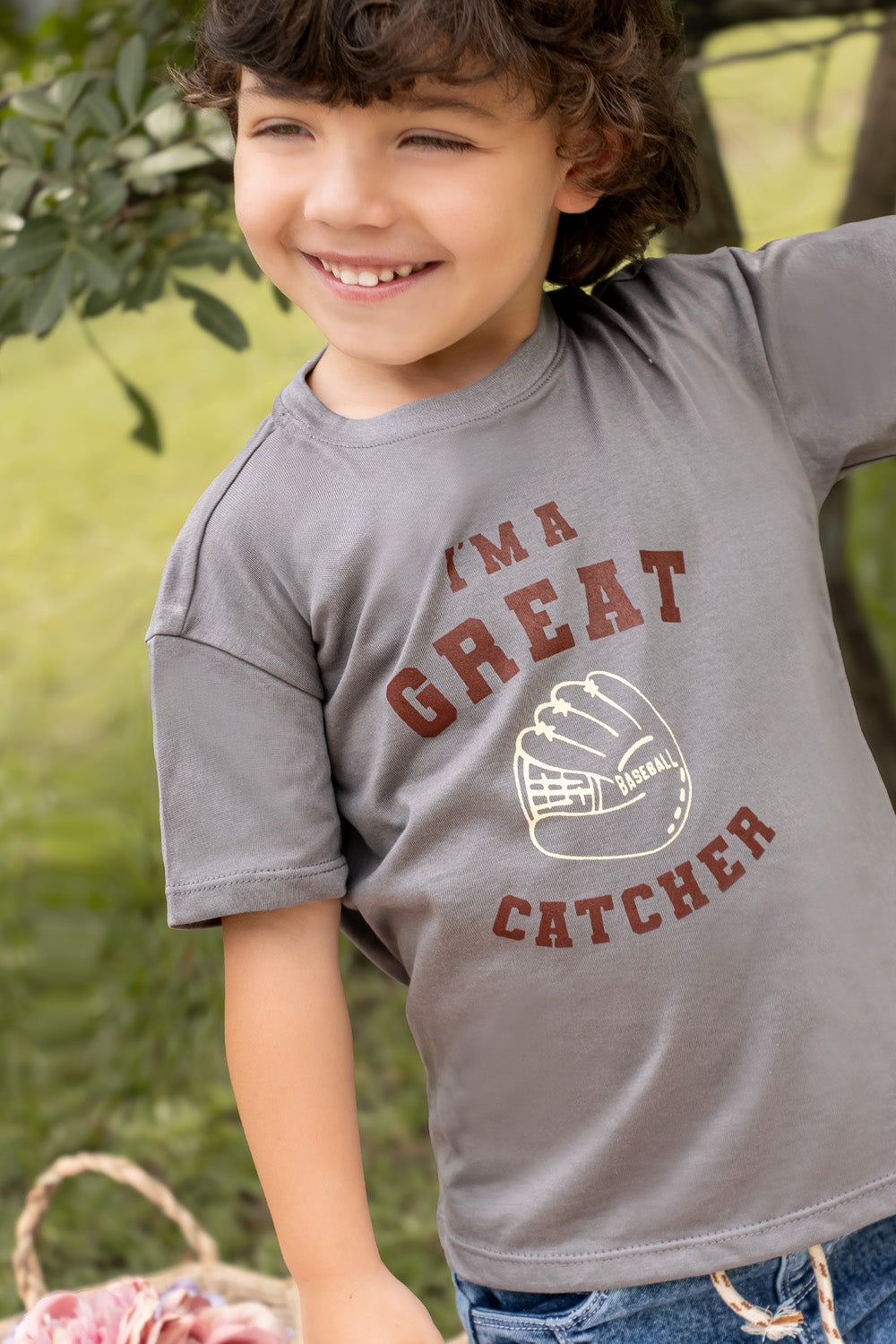 CONJUNTO 3 PRENDAS NIÑO GREAT CATCHER GRIS