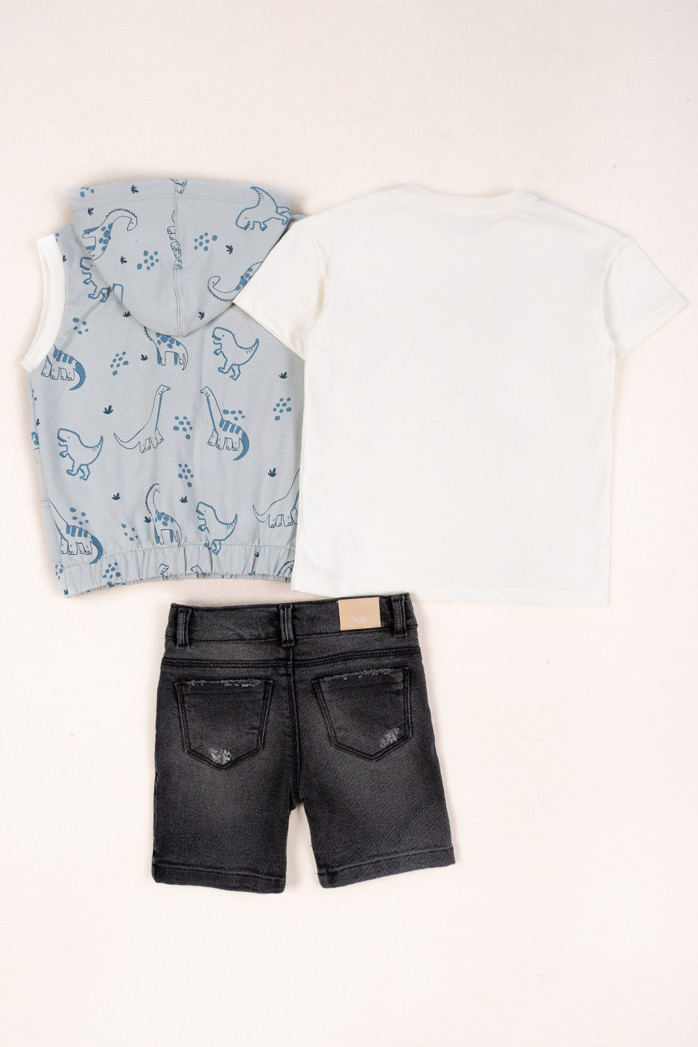 CONJUNTO 3 PRENDAS NIÑO ROAR AZUL