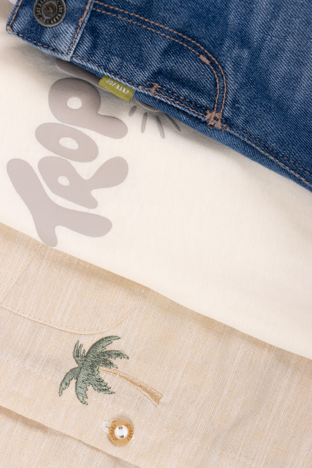 CONJUNTO 3 PRENDAS NIÑO TROPICOOL BEIGE