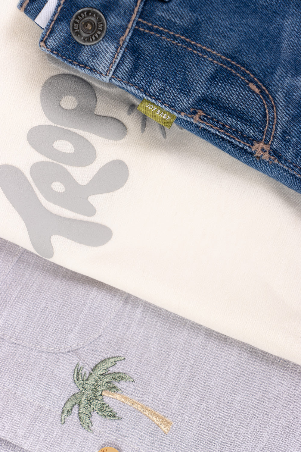 CONJUNTO 3 PRENDAS NIÑO TROPICOOL GRIS