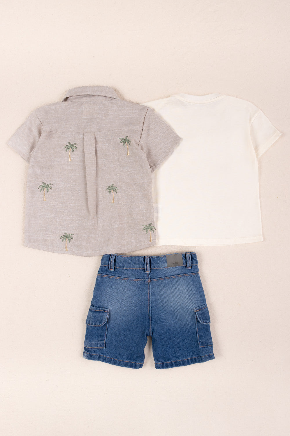 CONJUNTO 3 PRENDAS NIÑO TROPICOOL ARENA
