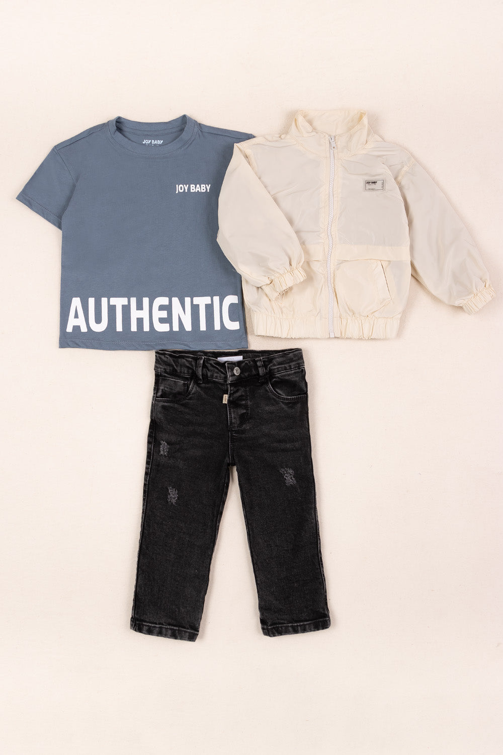 CONJUNTO 3 PRENDAS NIÑO AUTHENTIC AZUL