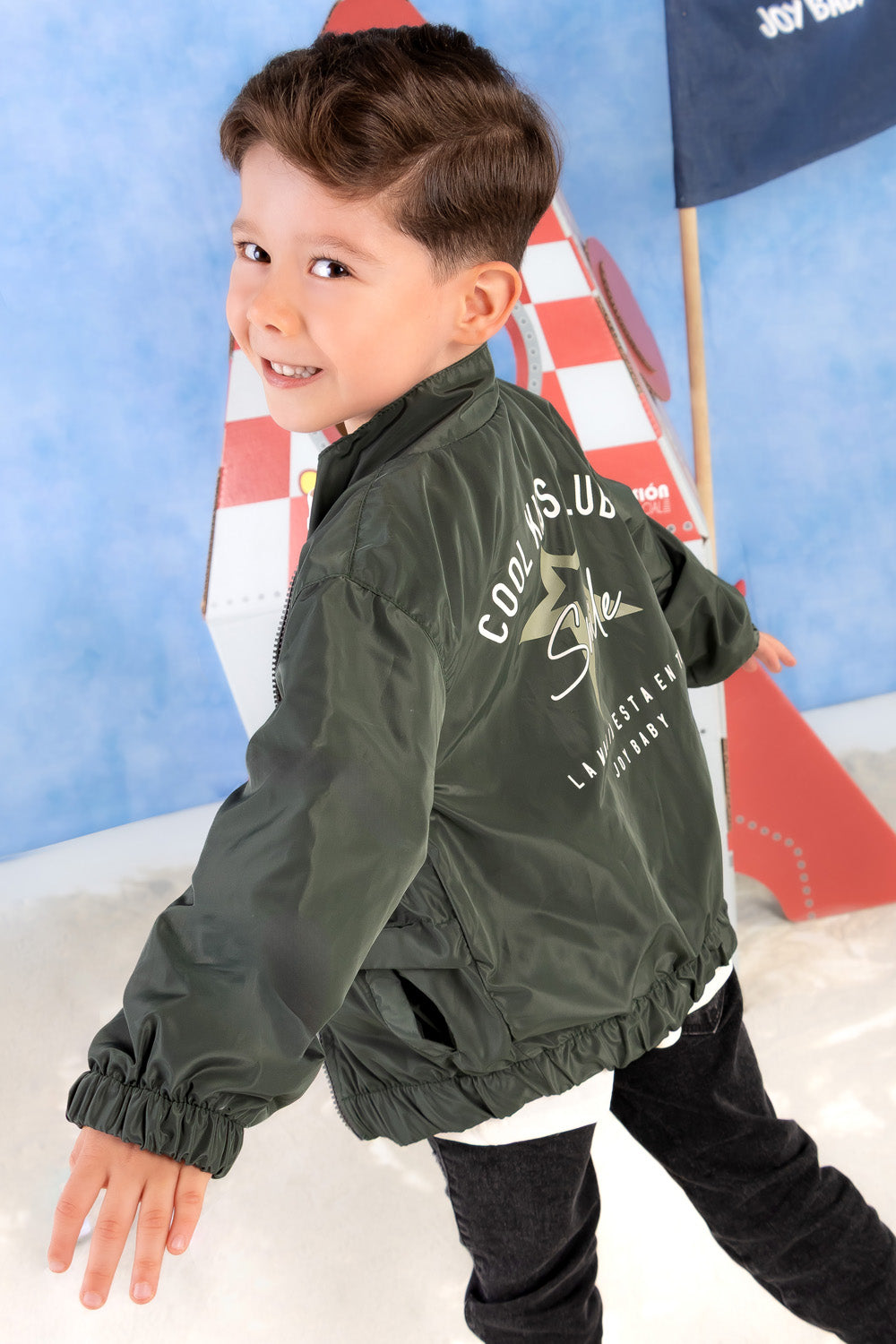 CONJUNTO 3 PRENDAS NIÑO AUTHENTIC VERDE
