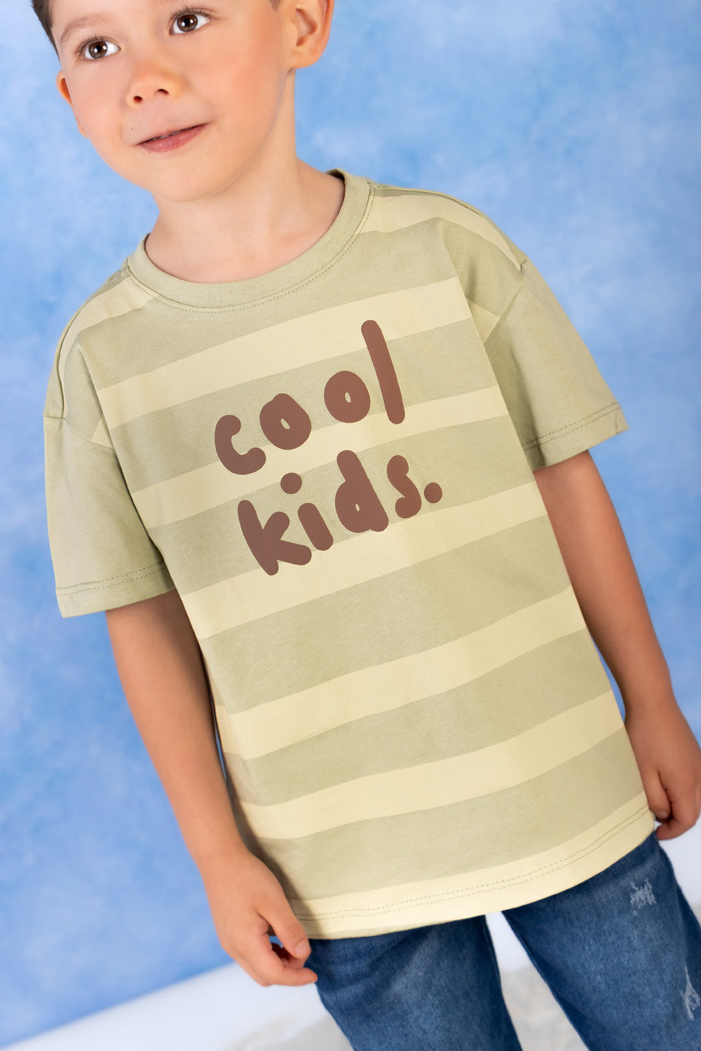 CONJUNTO 3 PRENDAS NIÑO COOL KIDS BEIGE